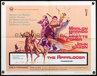 5s032 APPALOOSA 1/2sh '66 Marlon Brando rode the lustful & lawless to live on the edge of violence!