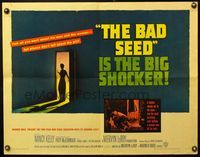 5s048 BAD SEED 1/2sh '56 the big shocker about really bad terrifying little Patty McCormack!