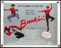 5s082 BREAKIN' 1/2sh '84 break-dancing Shabba-doo dances for his life, rock it to lock it!