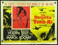 5s083 BRIDGES AT TOKO-RI 1/2sh R59 Grace Kelly, William Holden, Korean War, by James Michener!