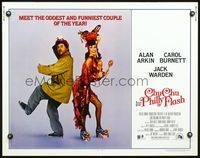 5s104 CHU CHU & THE PHILLY FLASH 1/2sh '81 wacky Alan Arkin with Carol Burnett as Carmen Miranda!