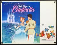 5s106 CINDERELLA 1/2sh R81 Walt Disney classic romantic musical fantasy cartoon!
