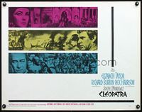 5s110 CLEOPATRA 1/2sh '64 Elizabeth Taylor, Richard Burton, Rex Harrison, different image!