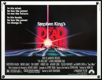 5s134 DEAD ZONE 1/2sh '83 David Cronenberg, Stephen King, he has the power to see the future!