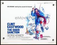 5s154 EIGER SANCTION 1/2sh '75 Clint Eastwood's lifeline was held by the assassin he hunted!
