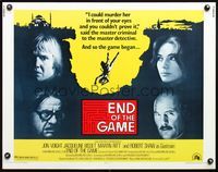 5s160 END OF THE GAME 1/2sh '75 Martin Ritt, Jon Voight, Robert Shaw, Jacqueline Bisset