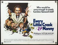 5s165 EVERY LITTLE CROOK & NANNY 1/2sh '72 who would be crazy enough to snatch Victor Mature's kid!