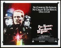 5s191 FORT APACHE THE BRONX 1/2sh '81 Paul Newman & Edward Asner as New York City cops!