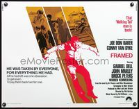 5s196 FRAMED 1/2sh '75 Joe Don Baker was taken by everyone for everything he had!