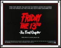 5s200 FRIDAY THE 13th 4 1/2sh '84 slasher sequel, this is Jason's unlucky day!