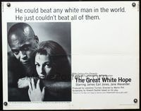 5s224 GREAT WHITE HOPE 1/2sh '70 Jack Johnson boxing biography, Jane Alexander, James Earl Jones