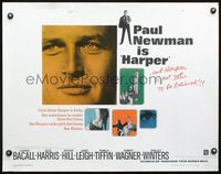 5s234 HARPER 1/2sh '66 Paul Newman has many fights, sexy Pamela Tiffin, great design!