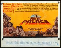 5s257 ICE PALACE 1/2sh '60 Richard Burton, Robert Ryan, from the novel by Edna Ferber!