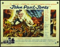 5s292 JOHN PAUL JONES 1/2sh '59 the adventures that will live forever in America's naval history!