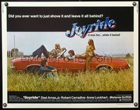 5s295 JOYRIDE 1/2sh '77 AIP, a story about teens who just shove it and leave it all behind!