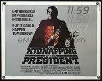 5s305 KIDNAPPING OF THE PRESIDENT 1/2sh '80 William Shatner, unthinkable, but it could happen!