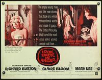 5s346 LOOK BACK IN ANGER 1/2sh '59 Claire Bloom gets between Richard Burton & Mary Ure!