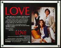 5s359 MAKING LOVE 1/2sh '82 Arthur Hiller, Michael Ontkean, Kate Jackson