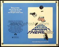 5s367 MAN WHO WASN'T THERE 1/2sh '83 3-D, wacky art of invisible man Steve Guttenberg!