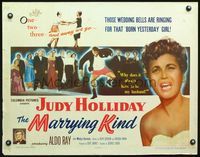 5s374 MARRYING KIND white style 1/2sh '52 Judy Holliday, Aldo Ray dances around in his underwear!