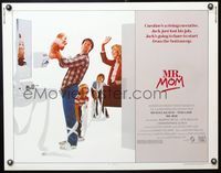 5s392 MR. MOM 1/2sh '83 wacky image of stay-at-home father Michael Keaton with his kids!