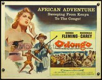 5s420 ODONGO style B 1/2sh '56 Rhonda Fleming in an African adventure sweeping from Kenya to Congo!