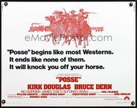 5s458 POSSE 1/2sh '75 Kirk Douglas, it begins like most westerns but ends like none of them!