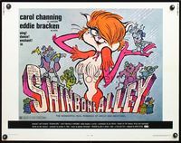 5s521 SHINBONE ALLEY 1/2sh '71 great cartoon art of sexy feline version of Carol Channing!