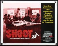 5s522 SHOOT 1/2sh '76 Cliff Robertson, Ernest Borgnine & Henry Silva planning crime!