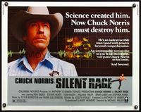 5s528 SILENT RAGE 1/2sh '82 science created him, now Chuck Norris must destroy him!