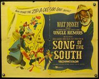 5s553 SONG OF THE SOUTH 1/2sh R56 Walt Disney, Uncle Remus, Br'er Rabbit & Br'er Bear!