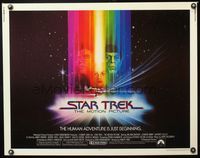 5s564 STAR TREK 1/2sh '79 cool art of William Shatner & Leonard Nimoy by Bob Peak!