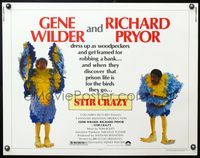 5s573 STIR CRAZY 1/2sh '80 Gene Wilder & Richard Pryor in chicken suits, Sidney Poitier directed!