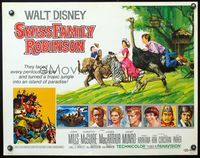 5s588 SWISS FAMILY ROBINSON 1/2sh R75 John Mills, Walt Disney family fantasy classic!