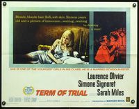 5s602 TERM OF TRIAL 1/2sh '62 teacher Laurence Olivier has an affair w/youngest girl in his class!