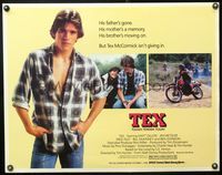 5s605 TEX 1/2sh '82 young Matt Dillon, Meg Tilly & Emilio Estevez, from S.E. Hinton's novel!