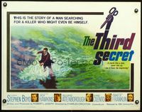 5s615 THIRD SECRET 1/2sh '64 Stephen Boyd searching for a killer who might even be himself!