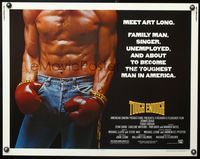 5s636 TOUGH ENOUGH 1/2sh '83 super close up of toughest boxer Dennis Quaid's abs!