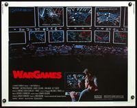 5s667 WARGAMES 1/2sh '83 teen Matthew Broderick plays video games to start World War III!