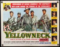 5s693 YELLOWNECK 1/2sh '55 Civil War cowards surrounded by savage Seminoles in the Everglades!