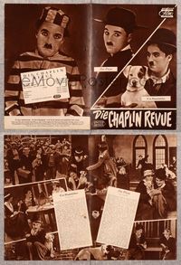 5v070 CHAPLIN REVUE German program '60 many great images of Charlie from three classic movies!