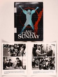 5v166 ANY GIVEN SUNDAY presskit '99 Oliver Stone, Al Pacino, Cameron Diaz, Jamie Foxx, football!