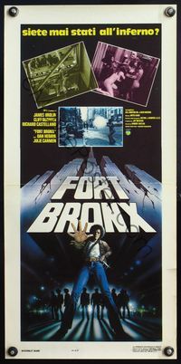 5w639 NIGHT OF THE JUGGLER Italian locandina '80 James Brolin, New York City crime, Fort Bronx!