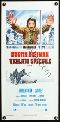 5w709 STRAIGHT TIME Italian locandina '78 Theresa Russell, Piovano art of Dustin Hoffman!