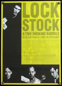 5w271 LOCK, STOCK & TWO SMOKING BARRELS Japanese '98 Guy Ritchie, cool completely different image!