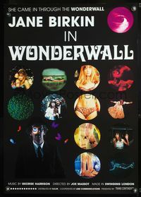 5w444 WONDERWALL Japanese R90s different psychedelic images of sexy Jane Birkin, LSD!