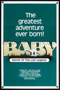 5x063 BABY 1sh '85 cool dinosaur adventure, secret of the lost legend!
