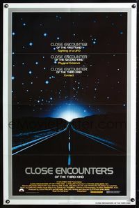 5x186 CLOSE ENCOUNTERS OF THE THIRD KIND 1sh '77 Steven Spielberg sci-fi classic!