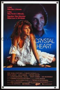 5x220 CRYSTAL HEART 1sh '87 sexy Waite art of Tawny Kitaen, discover what love is all about!