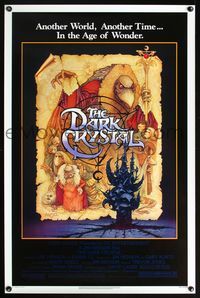 5x233 DARK CRYSTAL 1sh '82 Jim Henson & Frank Oz, Richard Amsel fantasy art!